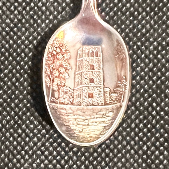 Vintage Vasco Nunez de Balboa Panama Spoon, engraved TH Marthinsen EPNS Norway - Picture 6 of 8
